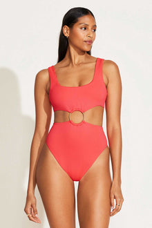 The Icon One Piece | Coral Glow EcoRib BT
