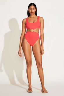 The Icon One Piece | Coral Glow EcoRib BT