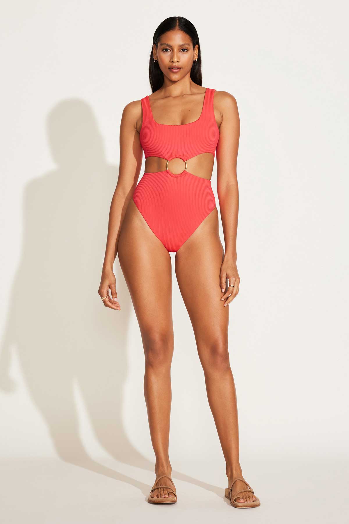 The Icon One Piece | Coral Glow EcoRib BT