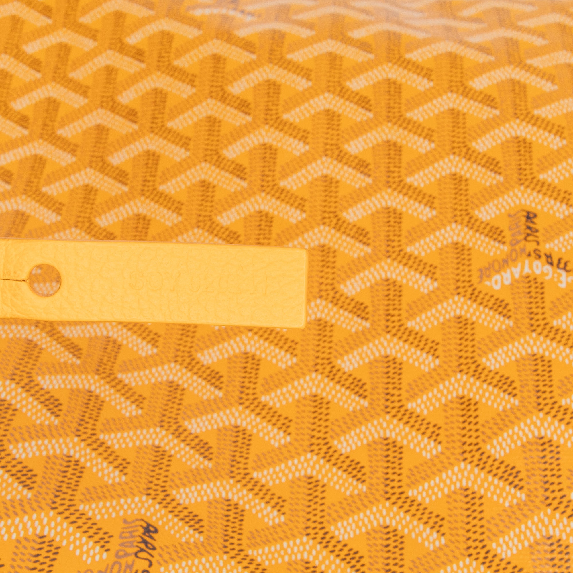 Goyard | Pre-Owned Goyardine Boheme Hobo - II | Yellow