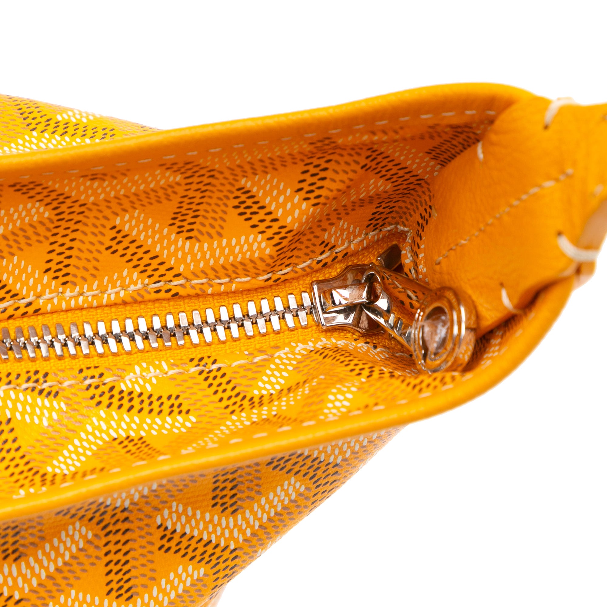 Goyard | Pre-Owned Goyardine Boheme Hobo - II | Yellow