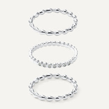 Womens | 0.06 CT Round Cut 7 Stone Lab Grown Accent Diamond | Fashion Band Ring | Sterling Silver | G-SI