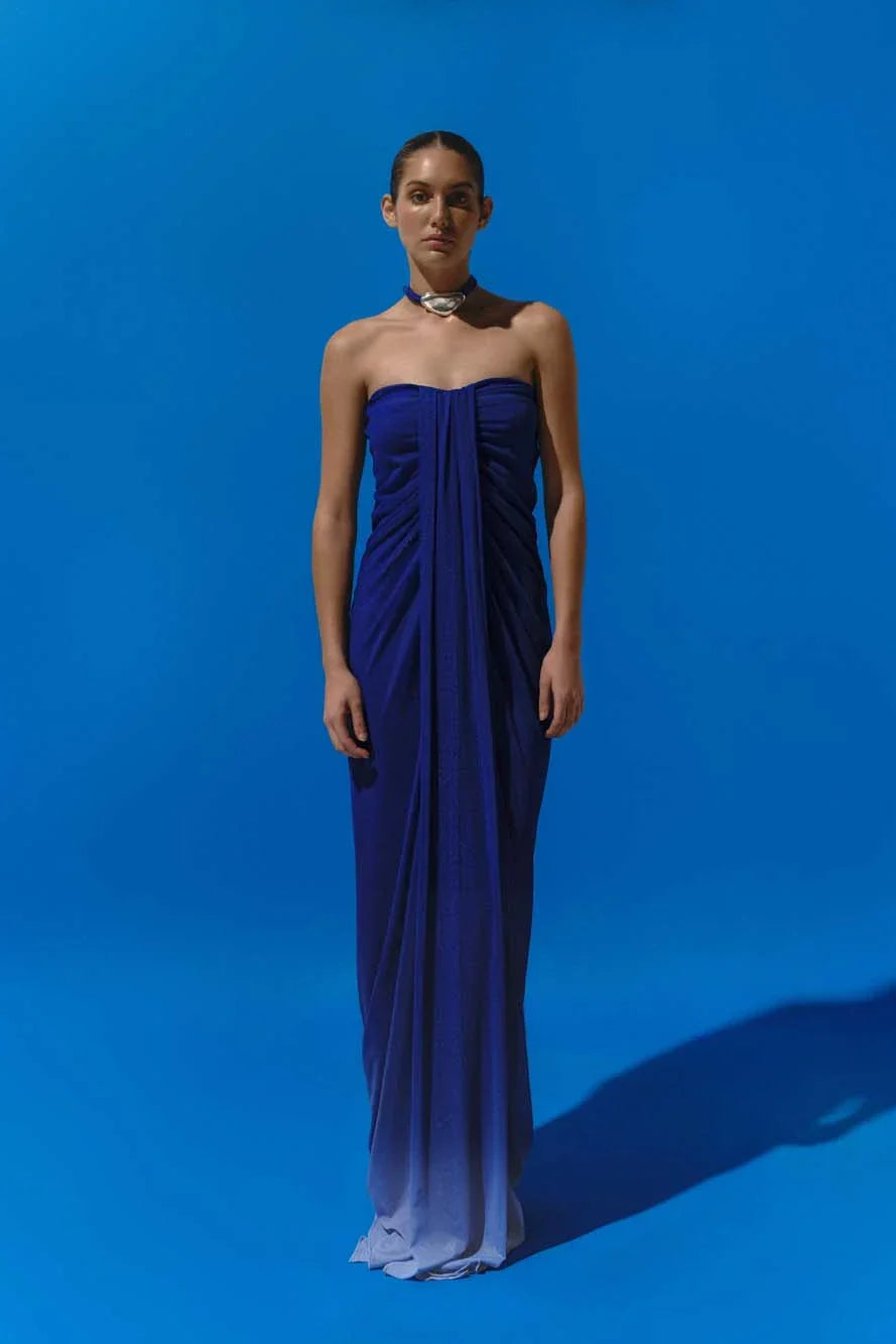 Lena Maxi Dress | Opal Blue