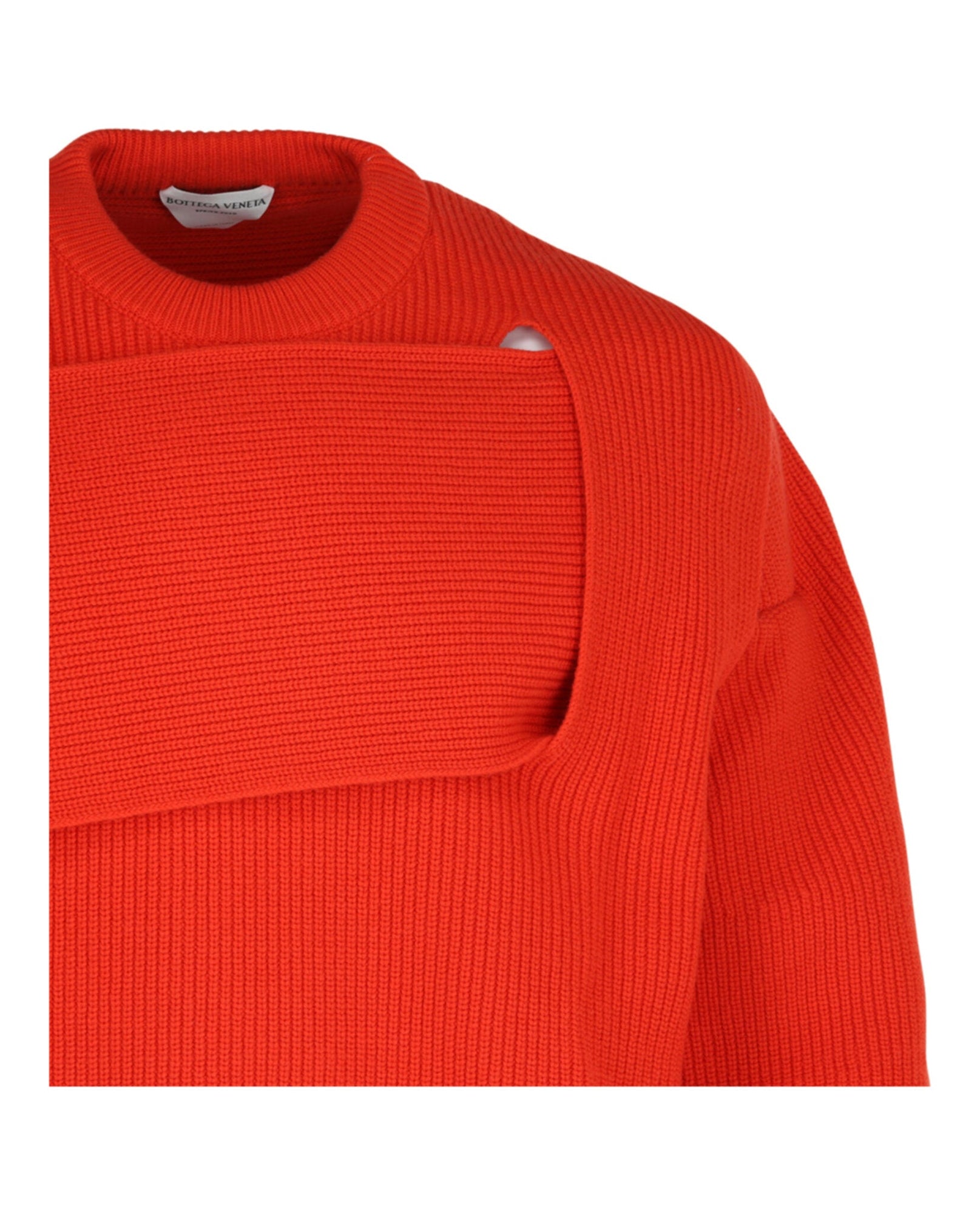 Bottega Veneta | Panelled Ribbed Cashmere-Blend Sweater