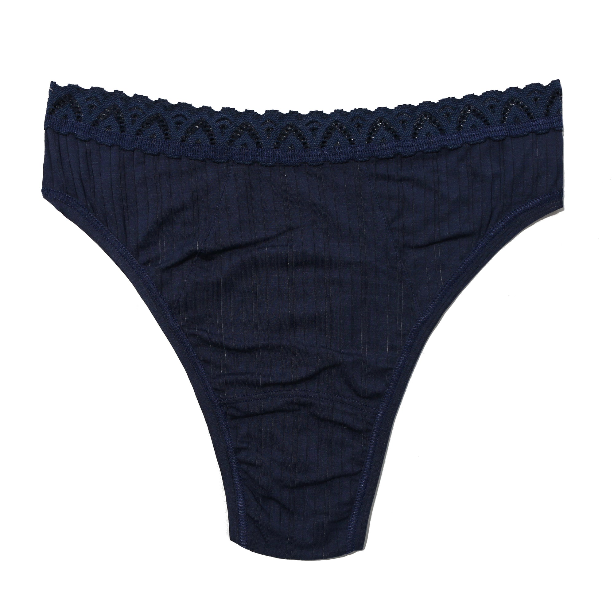 High Cut Thong | Bicoastal (Blue)