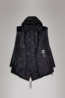 Rains Nome Long Parka Black Jacket
