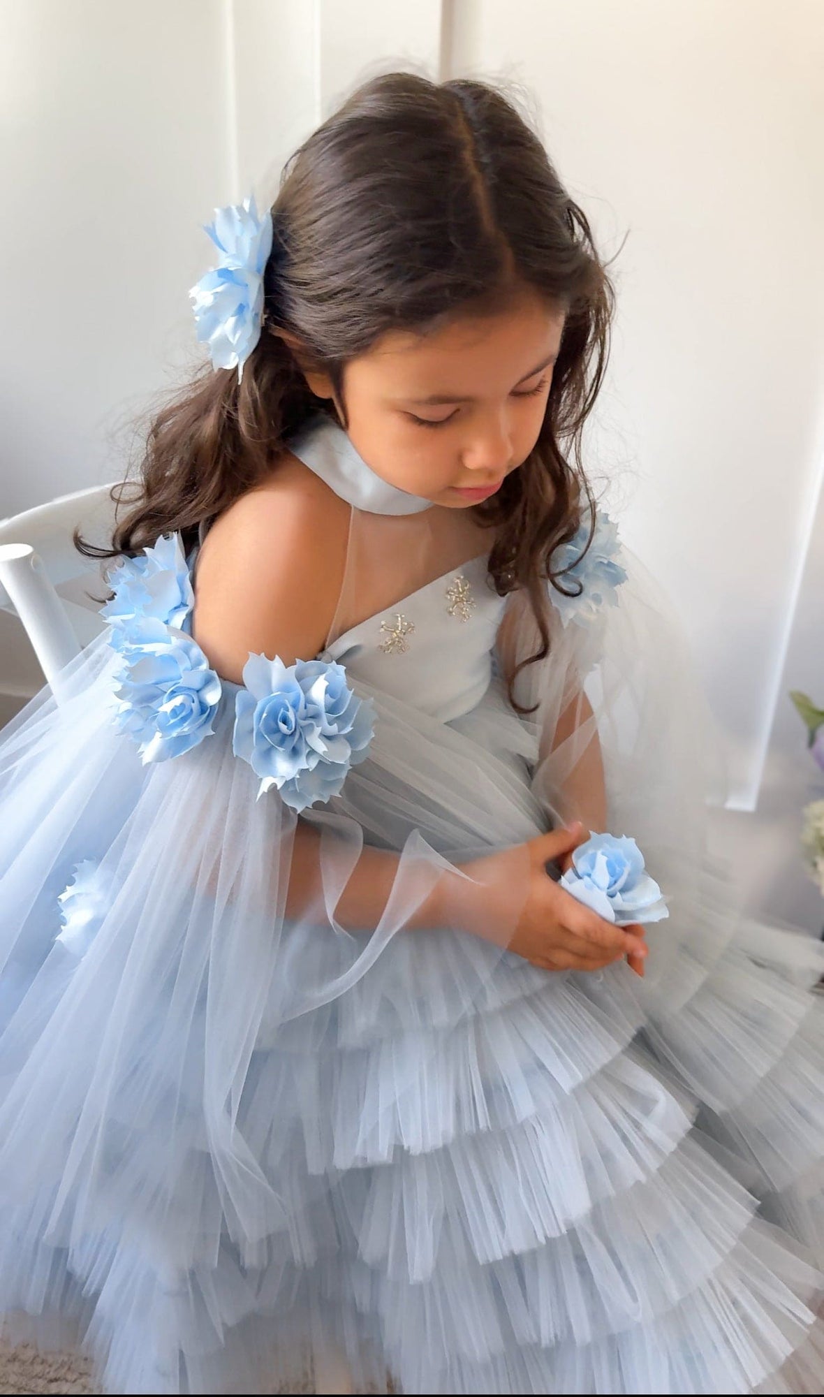 Alaska Baby Blue Tulle Dress | Blue