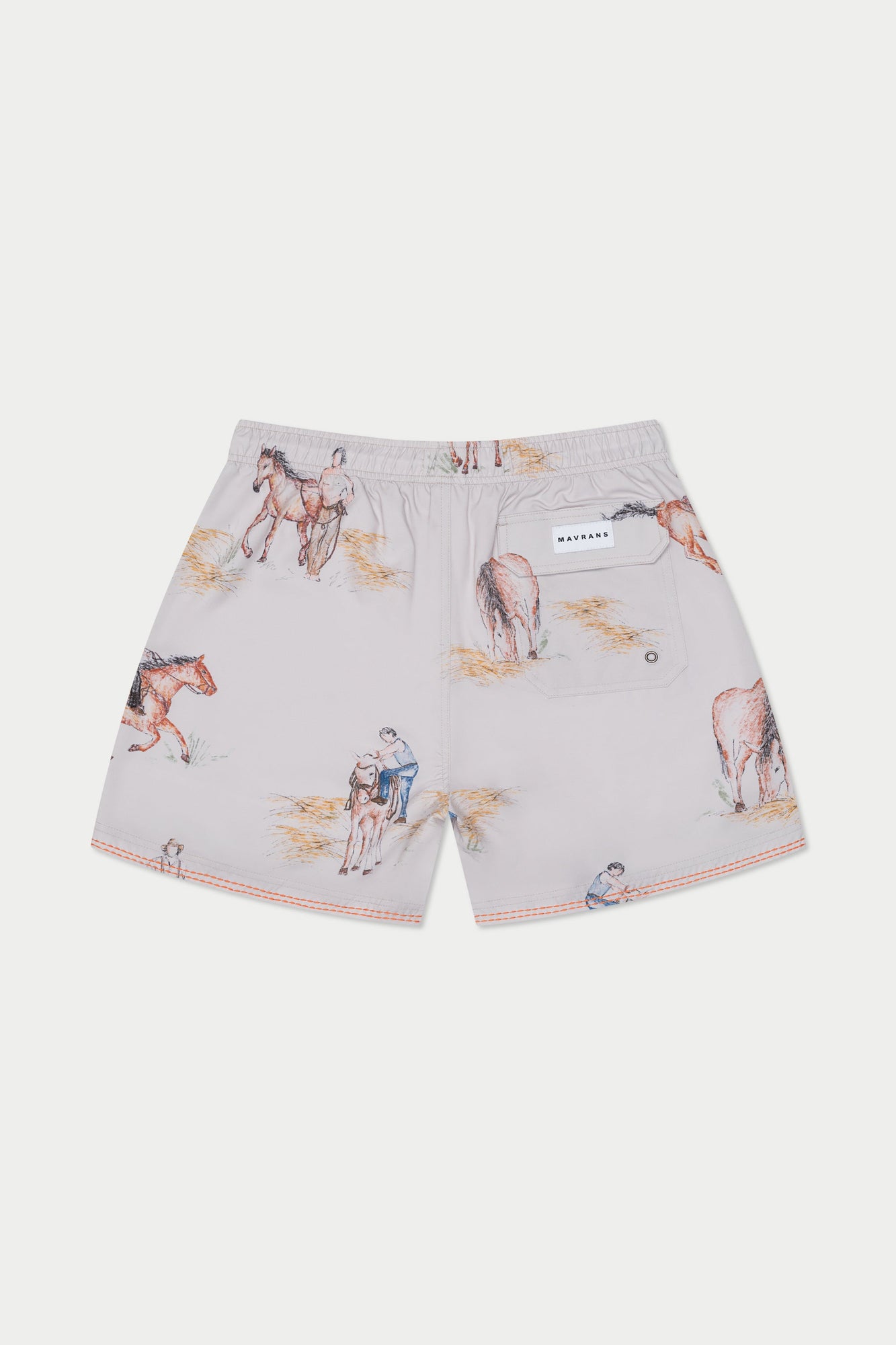 Horse Swim Short | Orange