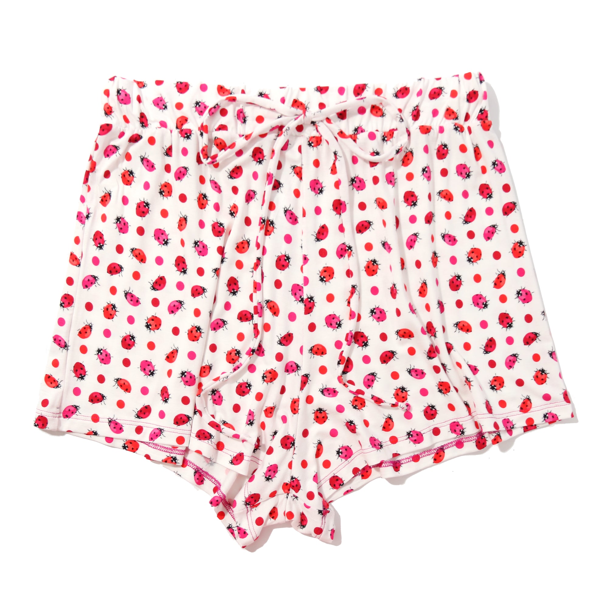 Unwind Drawstring Short | Do Or Dot (White)
