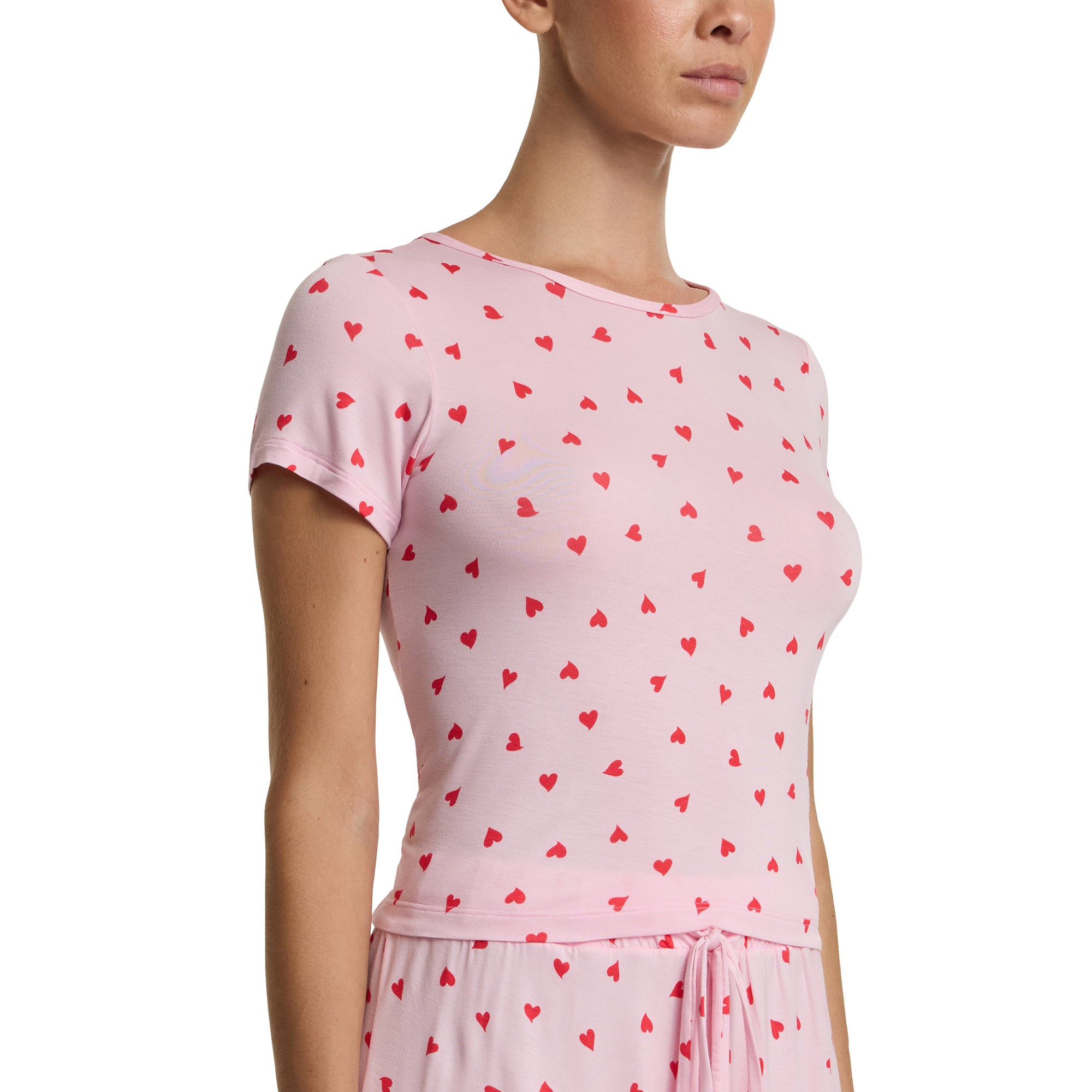 Unwind Modal Baby Tee | So In Love (Pink)