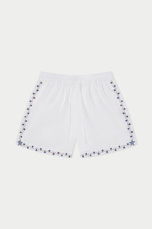 Beach House Linen Short | White