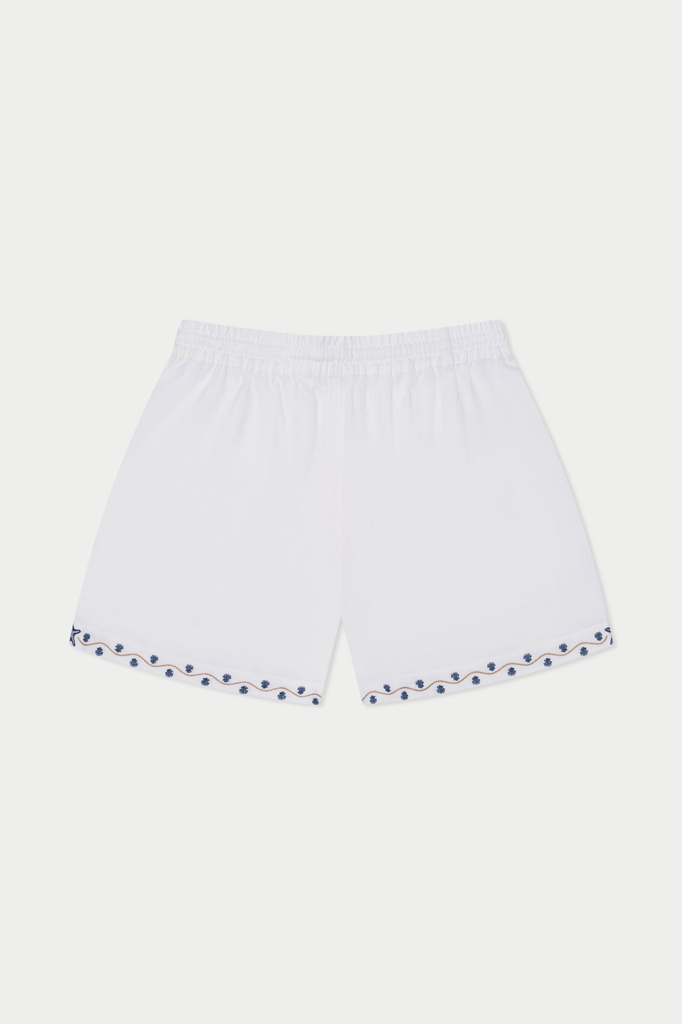 Beach House Linen Short | White