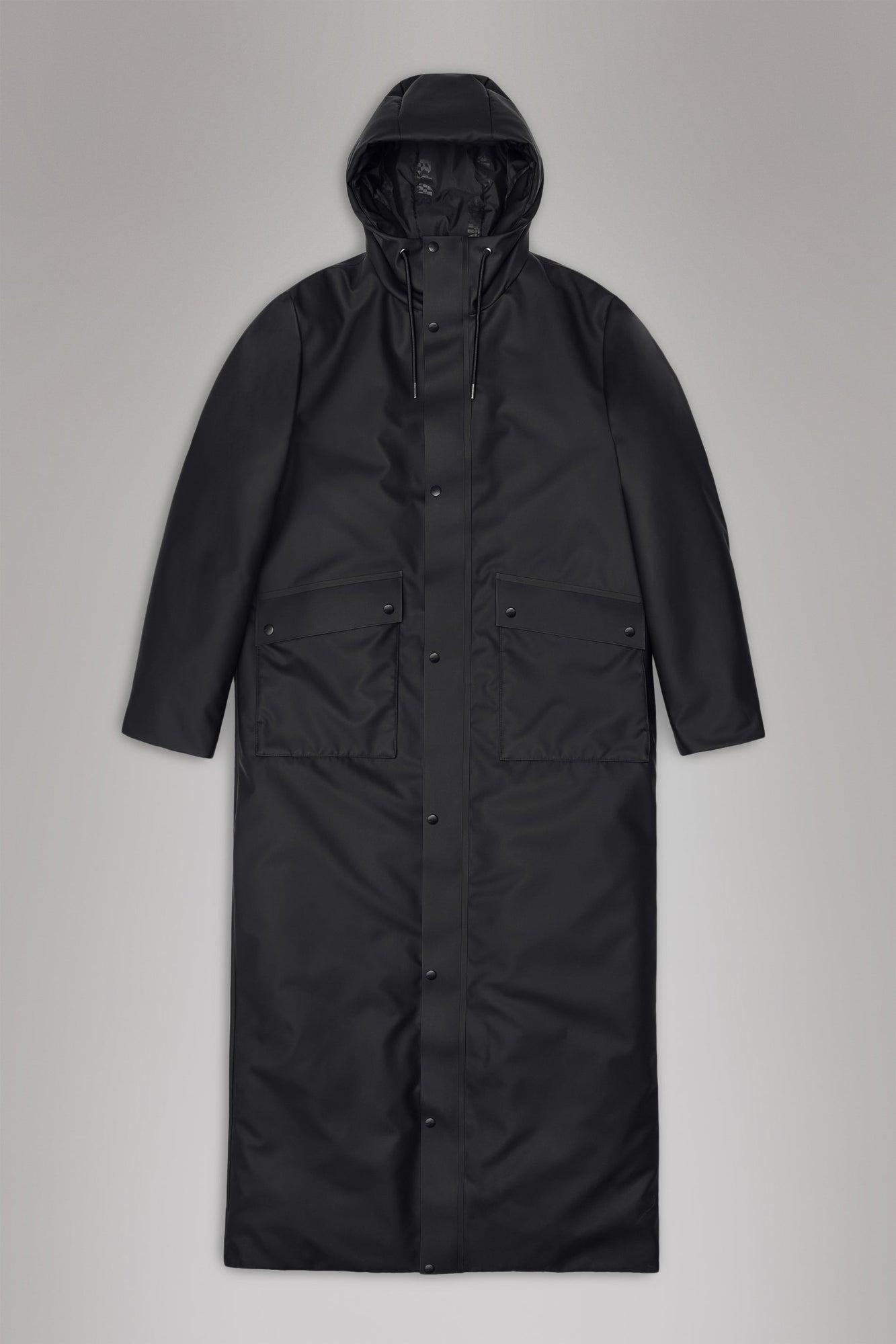 RAINS Nome Vision Longest Jacket Black Jacket