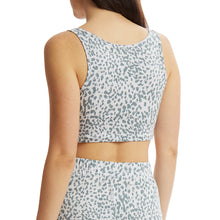 Unwind Modal Cropped Tank Top | Snow Leopard