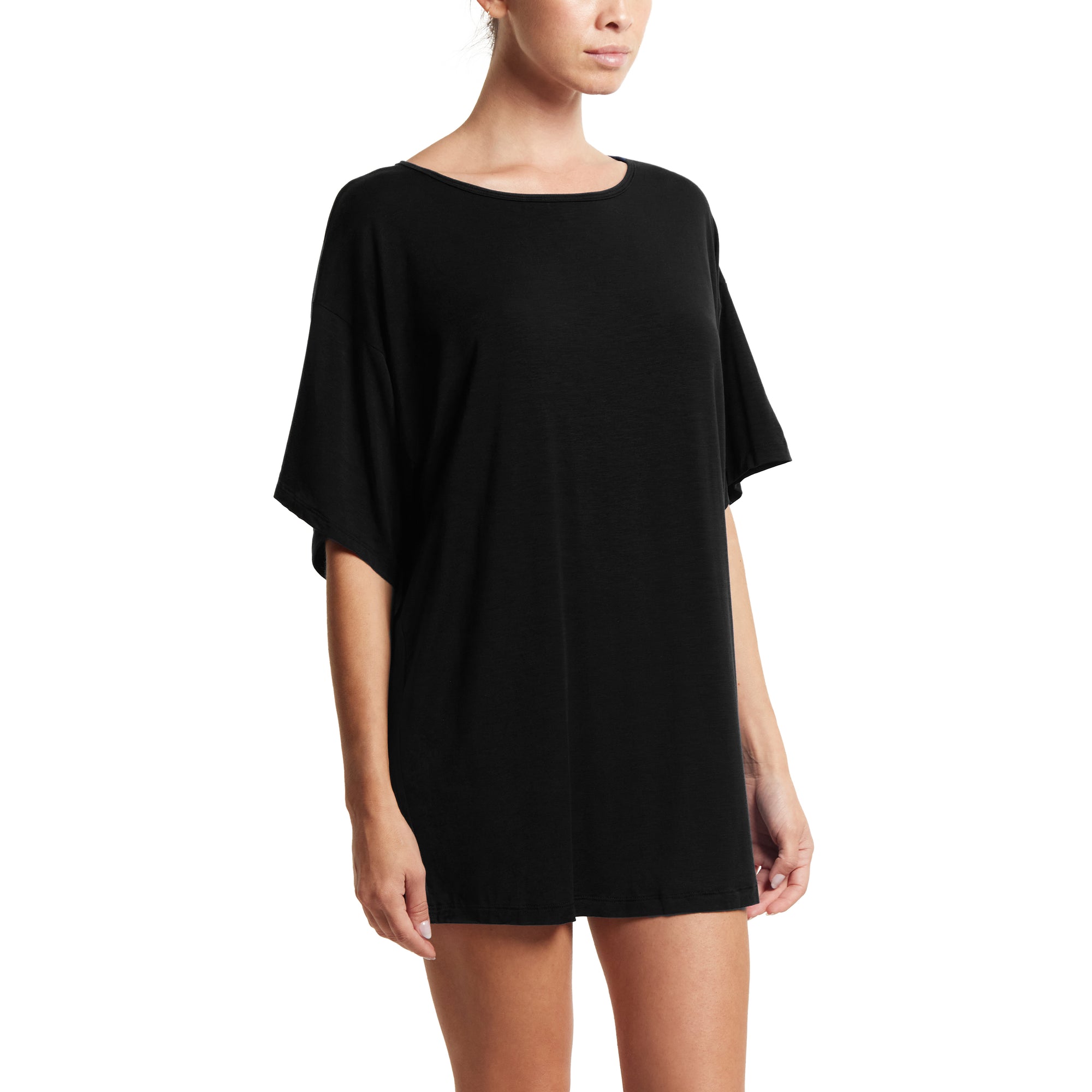 Unwind Modal Sleep Dress | Black