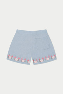 Beach House Boucle Short | Blue