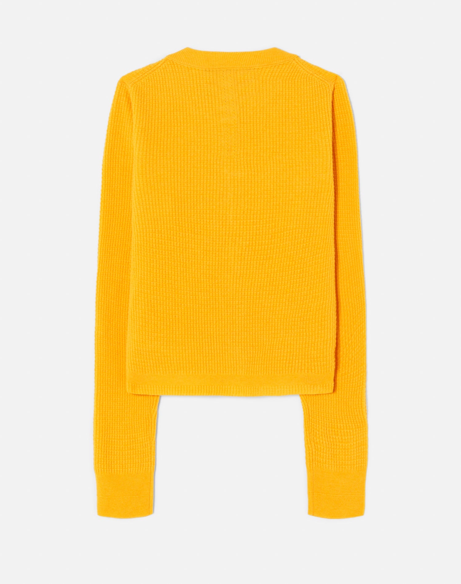 Waffle Slim Cardigan | Clementine