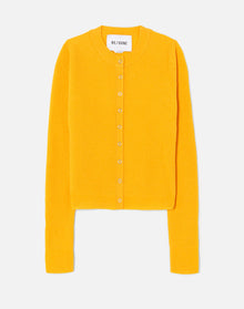 Waffle Slim Cardigan | Clementine