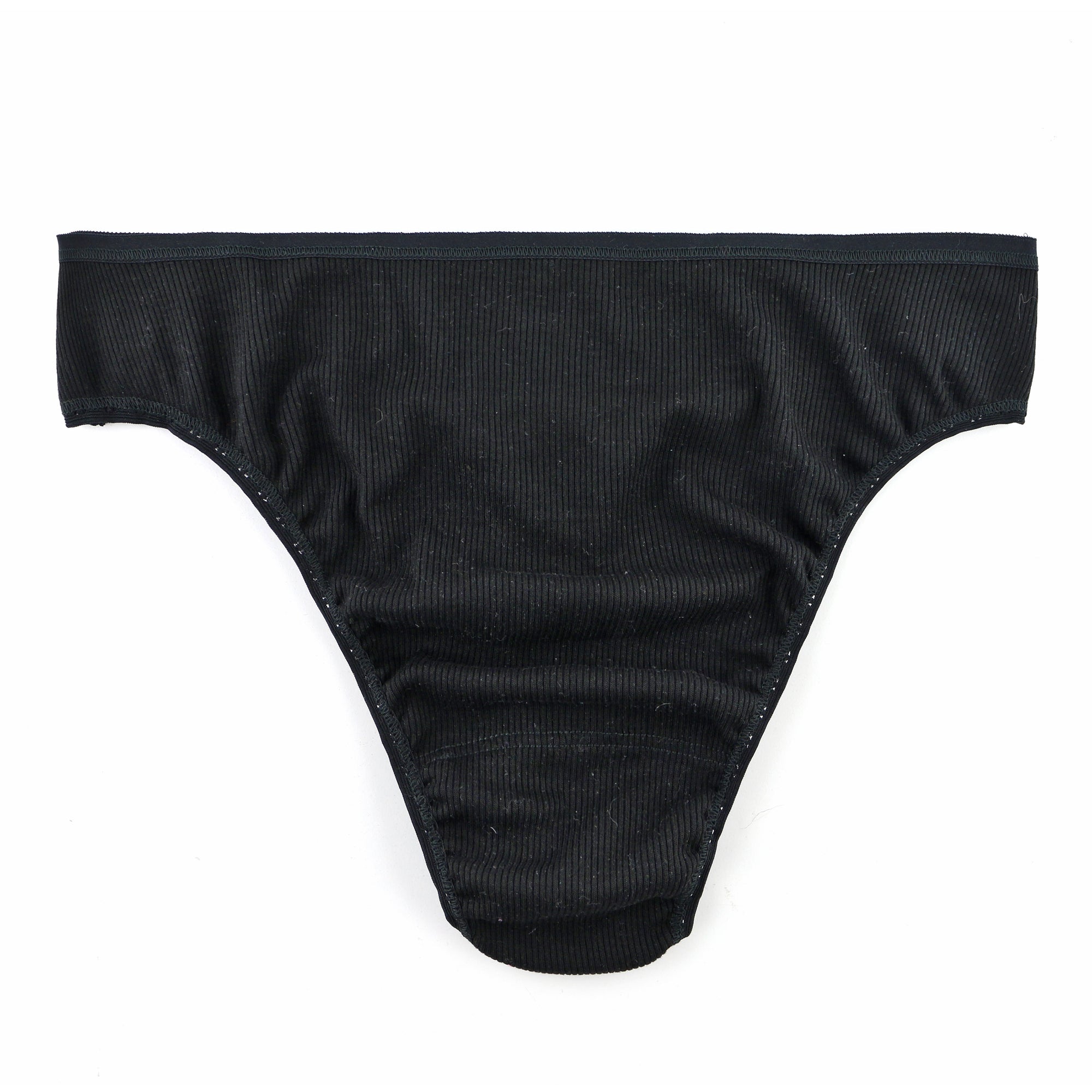 ECO Rx High Cut Thong | Black