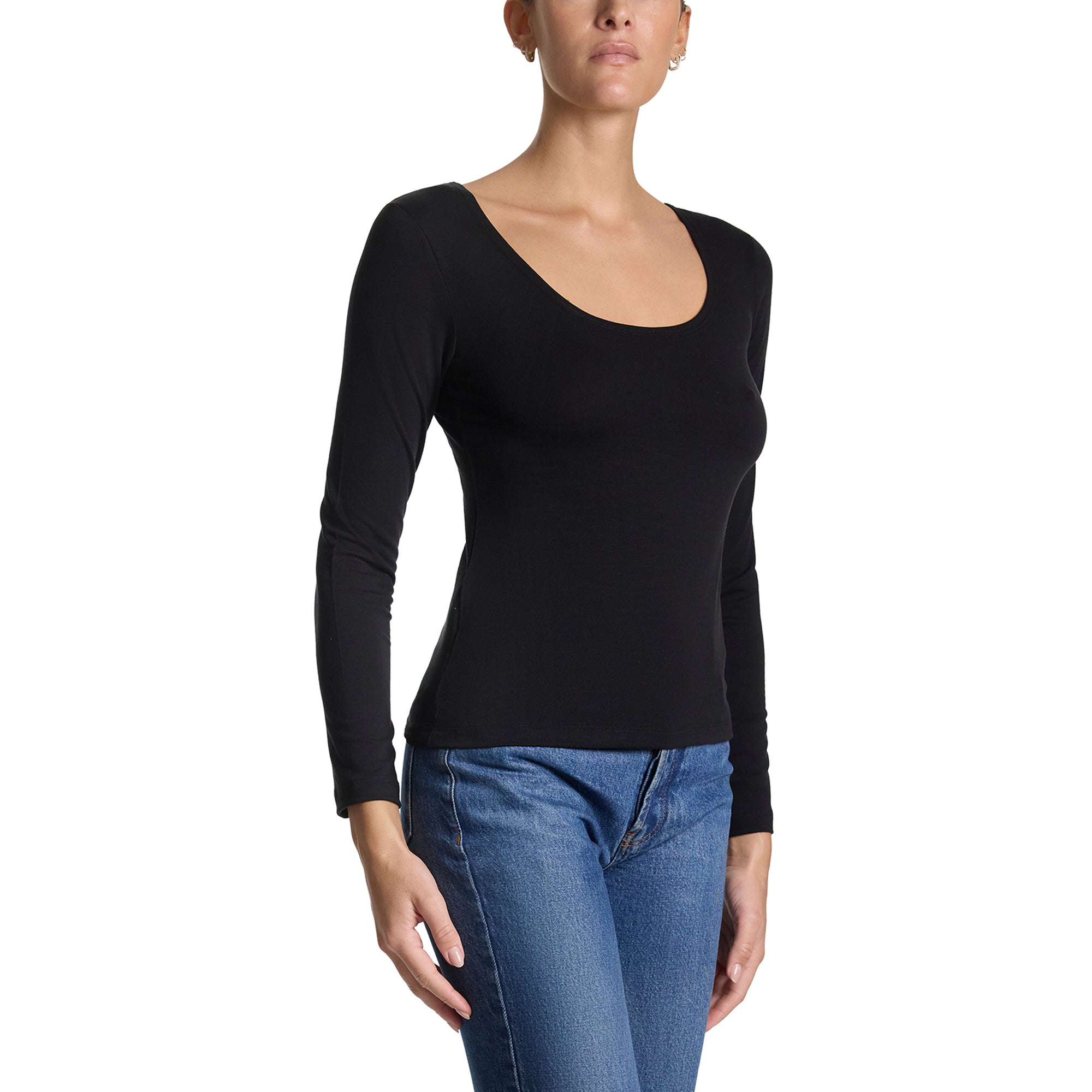 Eco Rx Long Sleeve Top - II | Black