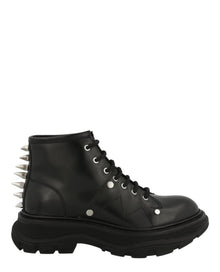 Alexander McQueen | Leather Ankle Combat Boots