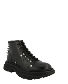 Alexander McQueen | Leather Ankle Combat Boots