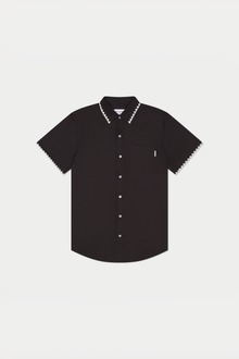Black Stitch Weekend Shirt | Black