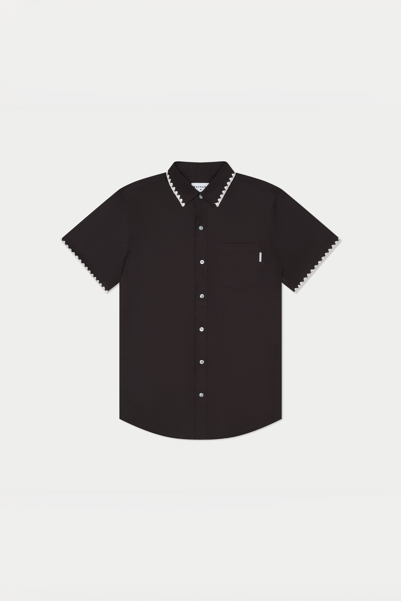 Black Stitch Weekend Shirt | Black