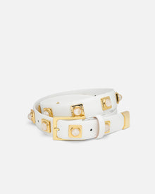 No. 2 Belt | Chalk/Gold