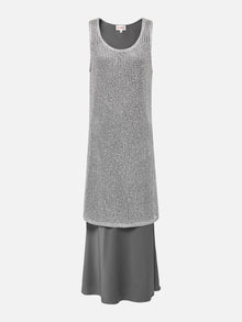 Silk Dress | Grey