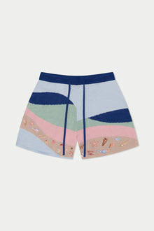 Beach House Knit Short | Blue