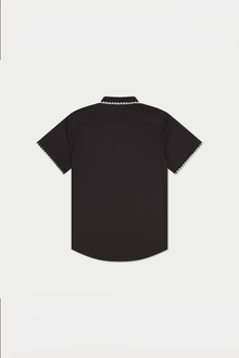 Black Stitch Weekend Shirt | Black