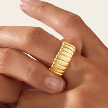 Womens | Aurelia Bold Ring | 18K Solid Yellow Gold