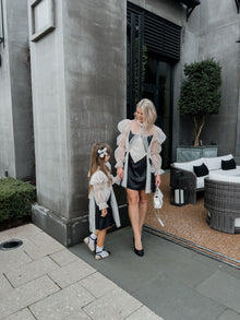 Women | The Paris Mom Dress | White x Black