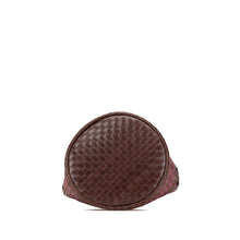 Bottega Veneta | Pre-Owned Bicolor Nappa Intrecciato Bucket Bag | Brown/Pink