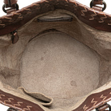 Bottega Veneta | Pre-Owned Bicolor Nappa Intrecciato Bucket Bag | Brown/Pink