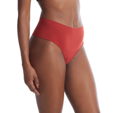 Breathesoft Hi-Rise Thong | Dark Persimmon