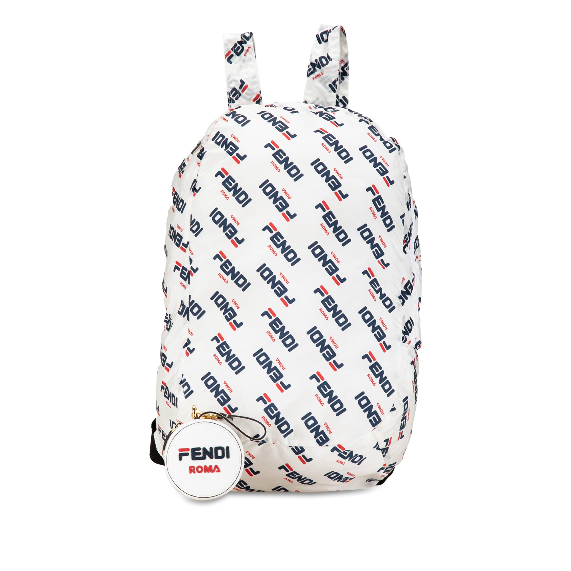 Fendi | Pre-Owned x Fila Mania Packable Backpack - I | White