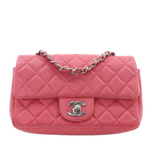 Chanel | Pre-Owned Mini Rectangular Classic Lambskin Single Flap | Pink