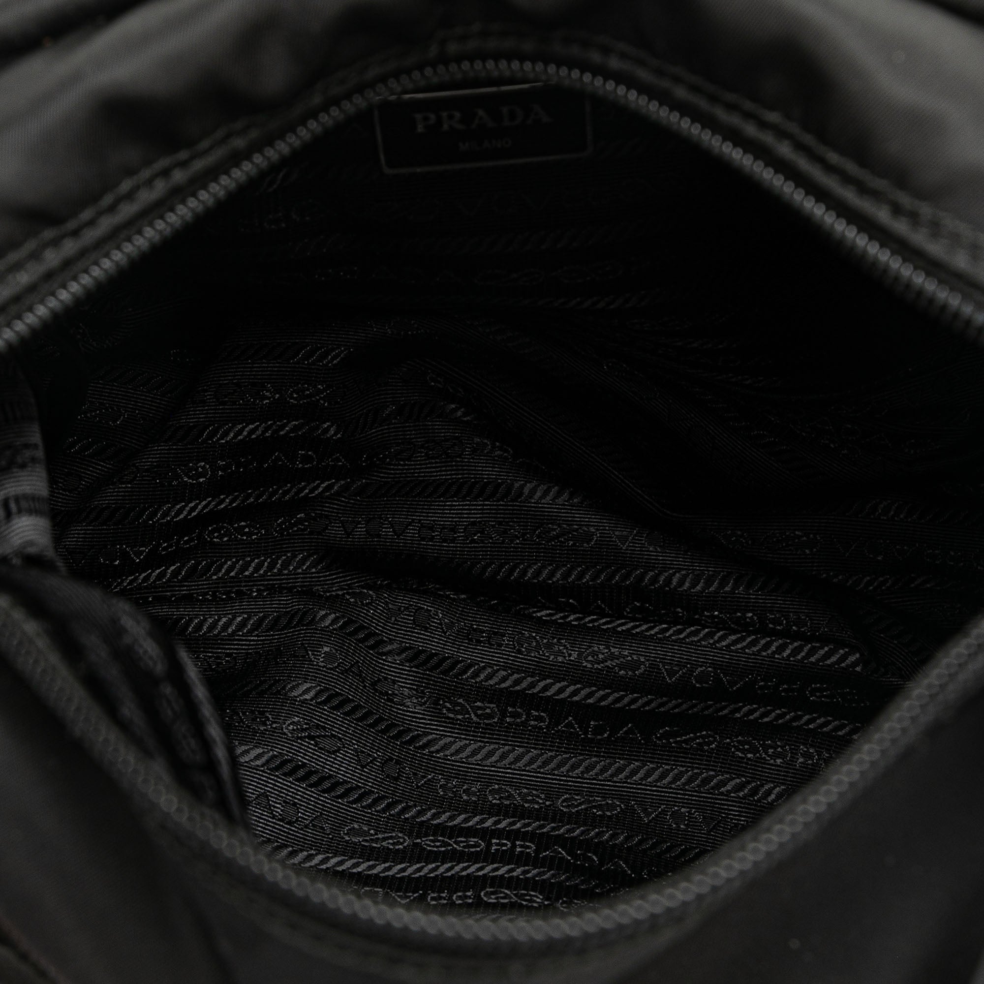 Prada | Pre-Owned Tessuto Elektra Crossbody | Black