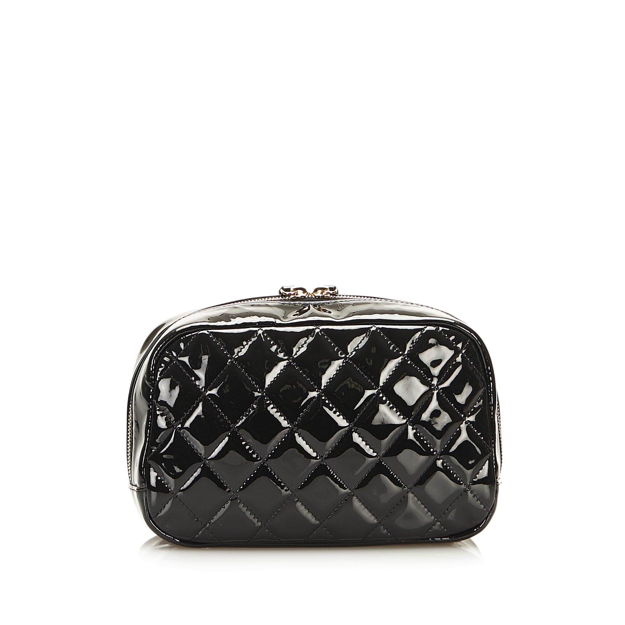 Chanel Pre-Owned Medium Curvy Cosmetic Pouch | Women | Black