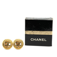 Chanel | Pre-Owned Gold Plated CC Clip On Earrings | Gold