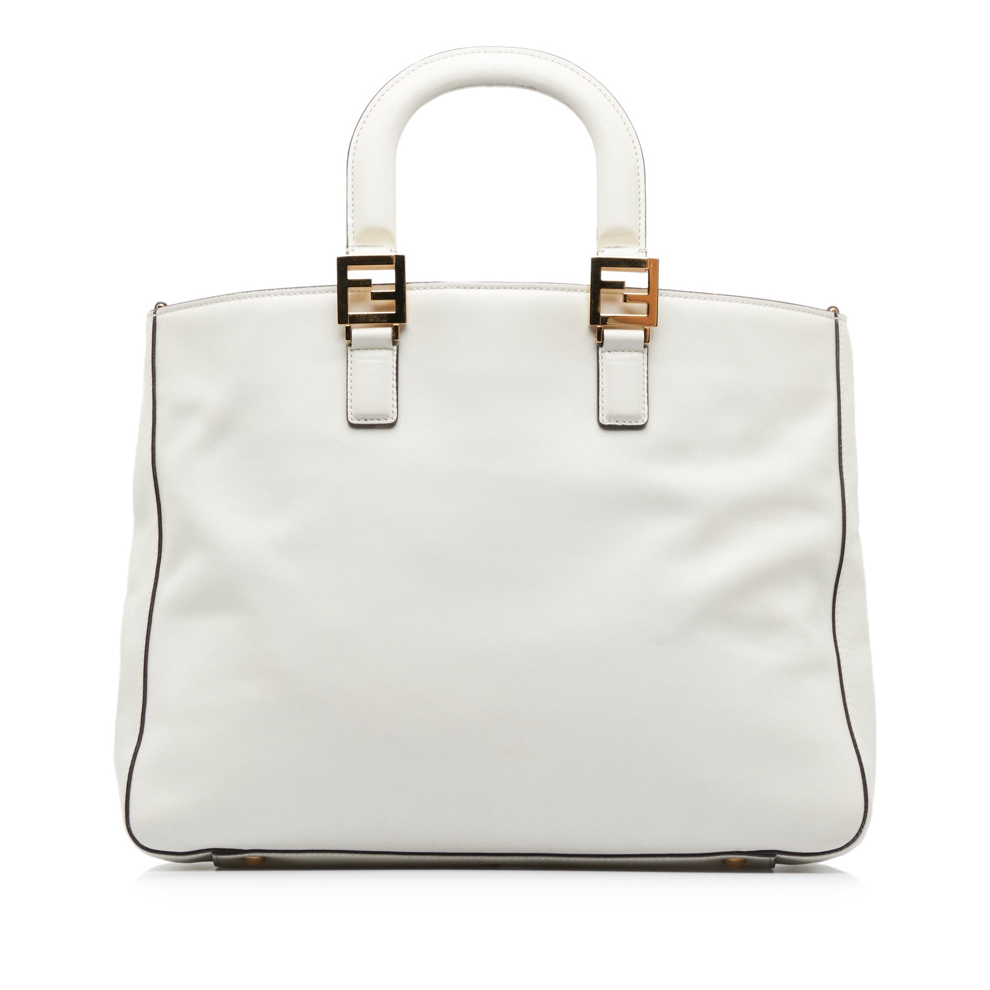 Fendi Pre-Owned Medium Glacier FF Tote | Women | White