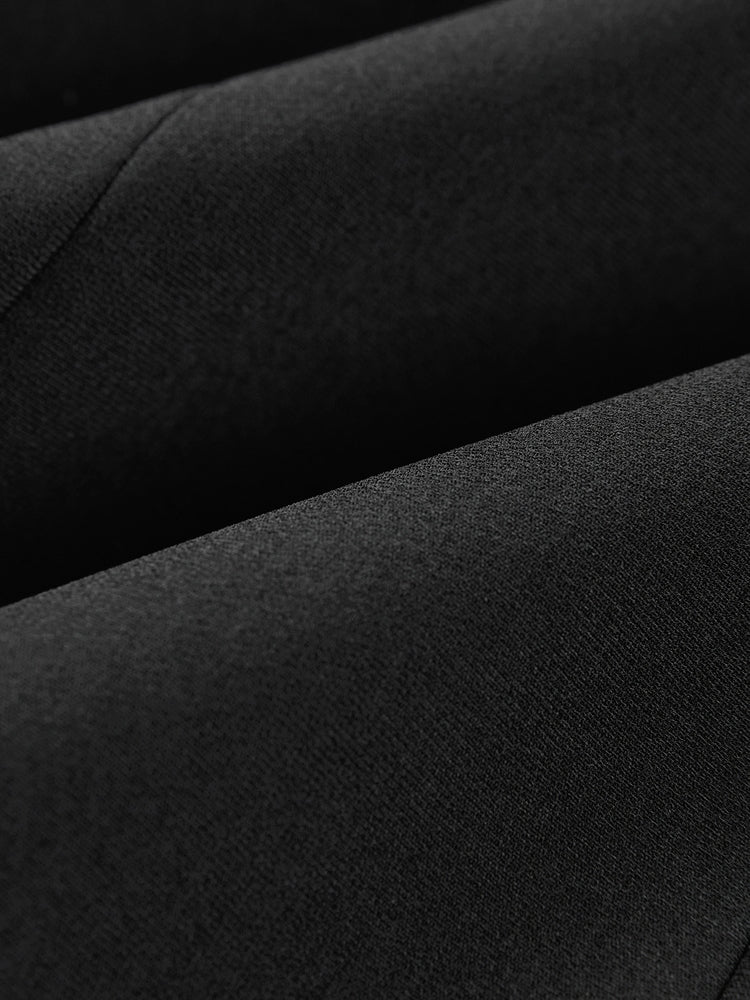 Triacetate Suit Jacket | Black