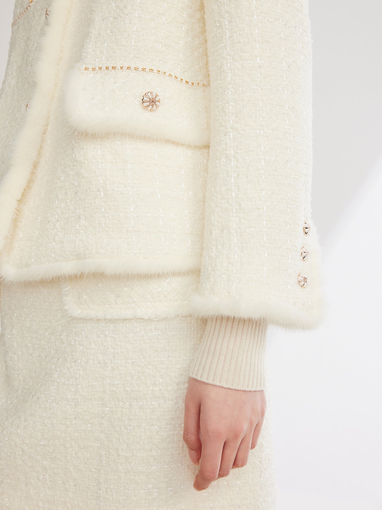 Parisian-Inspired Cotton Jacket | White