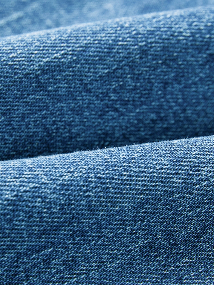 Straight-Leg Wide-Leg Jeans | Blue