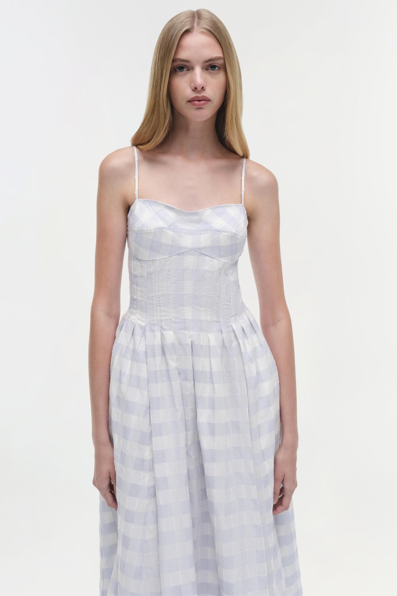 simkhai kittiya cotton midi dress SIMKHAI - Kittiya Cotton Midi Dress