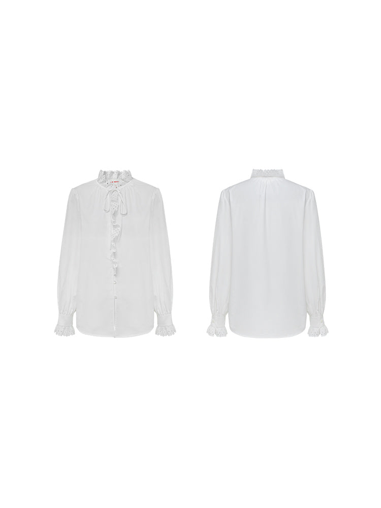 Palace-Style Blouse | White
