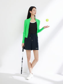 Knitted Cardigan | Green