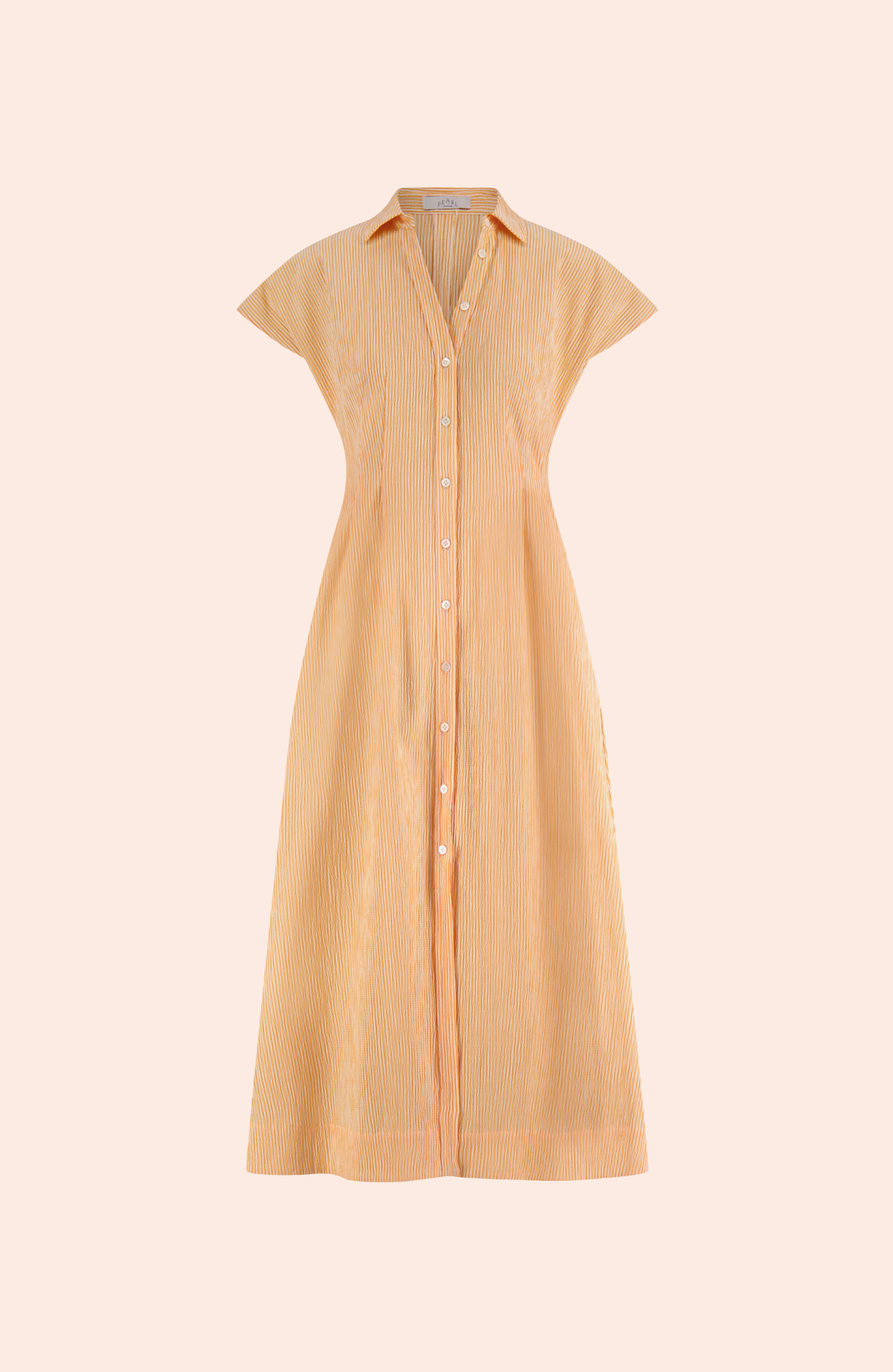 Striped Seersucker Shirt Dress | Mango